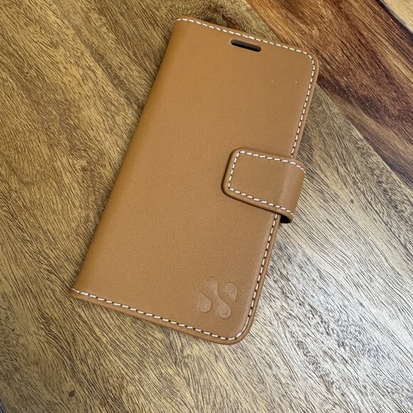 Safe Sleeve Cell Phone Case - Tan - NEW - iphone 12 and 12 pro - Anti Radiation - Picture 4 of 5